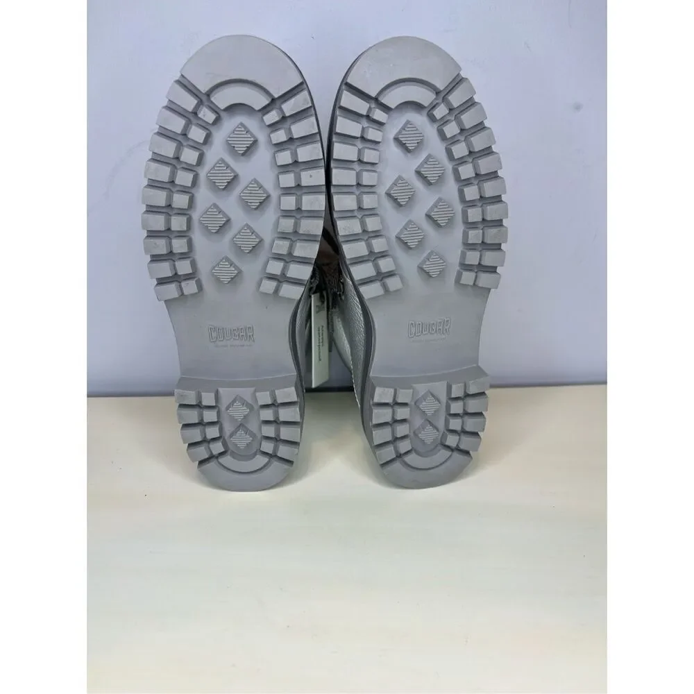Cougar Women's Nash Ankle Waterproof Boots Silver‎ Metallic Size 6 NWOT